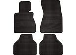 Tappetini Auto In Gomma Adatto Per Bmw 7 E65 (2001-2008, Berlina) Neri, Set 4 Pz, Con Fissaggi
