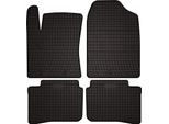 Tappetini Auto In Gomma Adatto Per Hyundai I10 Iii (2019-, Hatchback) Neri, Set 4 Pz, Con Fissaggi