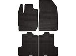 Tappetini Auto In Gomma Adatto Per Dacia Duster Ii (2018-2021, Suv) Neri, Set 4 Pz, Con Fissaggi