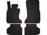 Tappetini Auto In Gomma Adatto Per Bmw 7 F01 (2008-2015, Berlina) Neri, Set 4 Pz, Con Fissaggi
