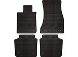 Tappetini Auto In Gomma Adatto Per Bmw 7 G12 (2015-2022, Berlina Long) Neri, Set 4 Pz, Con Fissaggi