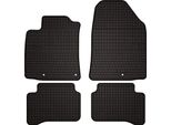 Tappetini Auto In Gomma Adatto Per Hyundai Ioniq (2016-2022, Hatchback) Neri, Set 4 Pz, Con Fissaggi