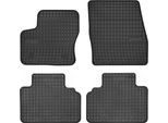 Tappetini Auto In Gomma Adatto Per Ford Tourneo Courier (2014-, Multispazio) Neri, Set 4 Pz, Con Fissaggi