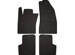 Tappetini Auto In Gomma Adatto Per Jeep Renegade (2014-2019, Suv) Neri, Set 4 Pz, Con Fissaggi