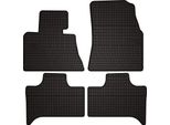 Tappetini Auto In Gomma Adatto Per Bmw X5 E53 (1999-2006, Suv) Neri, Set 4 Pz, Con Fissaggi