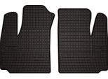 Tappetini Auto In Gomma Adatto Per Fiat Doblo I (2000-2009, 2 Posti) Neri, Set 2 Pz, Con Fissaggi