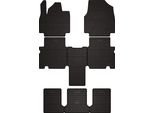 Tappetini Auto In Gomma Adatto Per Kia EV9 (2023-, 7 Posti) Neri, Set 7 Pz, Con Fissaggi