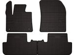 Tappetini Auto In Gomma Adatto Per Ds. 7 Crossback (2017-, Crossover) Neri, Set 4 Pz, Con Fissaggi
