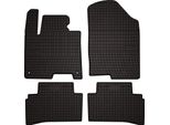 Tappetini Auto In Gomma Adatto Per Kia Sportage V Spalinowy (2021-, Suv) Neri, Set 4 Pz, Con Fissaggi