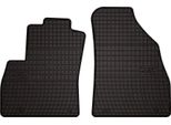 Tappetini Auto In Gomma Adatto Per Citroen Nemo (2007-2017, 2 Posti) Neri, Set 2 Pz, Con Fissaggi