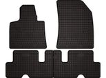 Tappetini Auto In Gomma Adatto Per Citroen C4 Spacetourer (2013-2018, Monovolume) Neri, Set 4 Pz, Con Fissaggi
