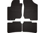 Tappetini Auto In Gomma Adatto Per Hyundai I30 I (2007-2012, Hatchback, Station Wagon, Cw) Neri, Set 4 Pz, Con Fissaggi