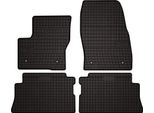 Tappetini Auto In Gomma Adatto Per Ford Escape MK3 (2012-2019, Suv) Neri, Set 4 Pz, Con Fissaggi