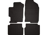 Tappetini Auto In Gomma Adatto Per Mazda 6 I Gg / Gy (2002-2007, Station Wagon, Berlina, Liftback) Neri, Set 4 Pz, Con Fissaggi