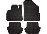 Tappetini Auto In Gomma Adatto Per Citroen DS5 (2011-2018, Berlina) Neri, Set 4 Pz, Con Fissaggi