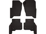 Tappetini Auto In Gomma Adatto Per Land Rover Discovery Iv (2009-2016, Suv) Neri, Set 4 Pz, Con Fissaggi