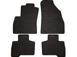 Tappetini Auto In Gomma Adatto Per Citroen Nemo (2007-2017, Multispazio) Neri, Set 4 Pz, Con Fissaggi