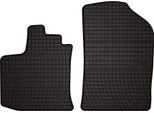 Tappetini Auto In Gomma Adatto Per Dacia Dokker (2013-2021, 2 Posti) Neri, Set 2 Pz, Con Fissaggi