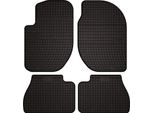 Tappetini Auto In Gomma Adatto Per Land Rover Freelander I (1996-2006, Suv) Neri, Set 4 Pz, Con Fissaggi
