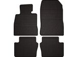 Tappetini Auto In Gomma Adatto Per Mazda 2 Iii (2015-, Hatchback) Neri, Set 4 Pz, Con Fissaggi