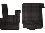 Tappetini Auto In Gomma Adatto Per Daf Cf (2002-, Camion) Neri, Set 2 Pz, Con Fissaggi