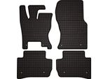 Tappetini Auto In Gomma Adatto Per Land Rover Velar (2017-, Suv) Neri, Set 4 Pz, Con Fissaggi