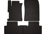 Tappetini Auto In Gomma Adatto Per Honda Civic Ix (2011-2016, Berlina) Neri, Set 4 Pz, Con Fissaggi