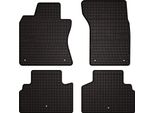 Tappetini Auto In Gomma Adatto Per Infiniti Q50 (2013-, Berlina) Neri, Set 4 Pz, Con Fissaggi
