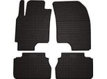 Tappetini Auto In Gomma Adatto Per Chevrolet Epica (2006-2012, Berlina) Neri, Set 4 Pz, Con Fissaggi