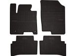 Tappetini Auto In Gomma Adatto Per Hyundai Tucson Iv (2021-, Suv) Neri, Set 4 Pz, Con Fissaggi