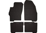 Tappetini Auto In Gomma Adatto Per Fiat Linea (2009-2015, Berlina) Neri, Set 4 Pz, Con Fissaggi
