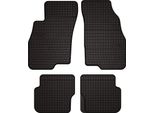Tappetini Auto In Gomma Adatto Per Fiat Punto 12' (2012-2018, Hatchback) Neri, Set 4 Pz, Con Fissaggi