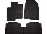 Tappetini Auto In Gomma Adatto Per Chevrolet Captiva (2006-2017, Suv) Neri, Set 4 Pz, Con Fissaggi