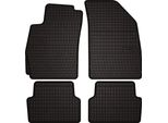 Tappetini Auto In Gomma Adatto Per Chevrolet Aveo Ii T300 (2011-2016, Hatchback, Berlina) Neri, Set 4 Pz, Con Fissaggi