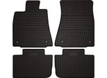 Tappetini Auto In Gomma Adatto Per Lexus Is Iii (2013-2020, Berlina) Neri, Set 4 Pz, Con Fissaggi
