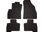 Tappetini Auto In Gomma Adatto Per Fiat Qubo (2008-2020, Multispazio) Neri, Set 4 Pz, Con Fissaggi