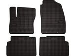 Tappetini Auto In Gomma Adatto Per Ford C-MAX MK2 (2015-2019, Monovolume) Neri, Set 4 Pz, Con Fissaggi