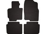 Tappetini Auto In Gomma Adatto Per Mazda CX-5 I (2012-2017, Suv) Neri, Set 4 Pz, Con Fissaggi