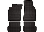 Tappetini Auto In Gomma Adatto Per Audi A6 C6 Fl (2006-2011, Berlina, Station Wagon, Avant) Neri, Set 4 Pz, Con Fissaggi
