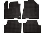 Tappetini Auto In Gomma Adatto Per Kia Soul Ev Ii (2019-, Crossover) Neri, Set 4 Pz, Con Fissaggi