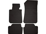 Tappetini Auto In Gomma Adatto Per Bmw 1 E82 (2007-2013, Coupe) Neri, Set 4 Pz, Con Fissaggi