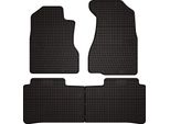 Tappetini Auto In Gomma Adatto Per Honda CR-V Ii (2001-2006, Suv) Neri, Set 4 Pz, Con Fissaggi