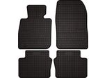 Tappetini Auto In Gomma Adatto Per Mazda CX-3 (2015-2021, Crossover) Neri, Set 4 Pz, Con Fissaggi