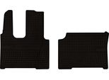 Tappetini Auto In Gomma Adatto Per Mercedes Actros MP4 (2011-2019, Camion, Cabina Stretta) Neri, Set 2 Pz, Con Fissaggi