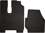 Tappetini Auto In Gomma Adatto Per Mercedes Actros MP4 (2011-2019, Cambio Automatico) Neri, Set 2 Pz, Con Fissaggi