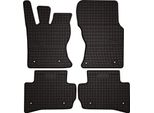Tappetini Auto In Gomma Adatto Per Jaguar F-Pace (2016-, Suv) Neri, Set 4 Pz, Con Fissaggi