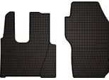 Tappetini Auto In Gomma Adatto Per Mercedes Actros MP4 (2011-2019, Camion, Senza Sedili Pneumatici) Neri, Set 2 Pz, Con Fissaggi