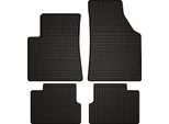 Tappetini Auto In Gomma Adatto Per Jeep Cherokee Kl (2013-, Suv) Neri, Set 4 Pz, Con Fissaggi