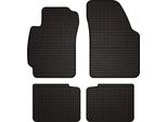 Tappetini Auto In Gomma Adatto Per Honda HR-V I (1999-2006, Crossover, 5 Porte) Neri, Set 4 Pz, Con Fissaggi