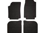 Tappetini Auto In Gomma Adatto Per Audi 100 C4 (1991-1994, Avant, Station Wagon, Berlina) Neri, Set 4 Pz, Con Fissaggi